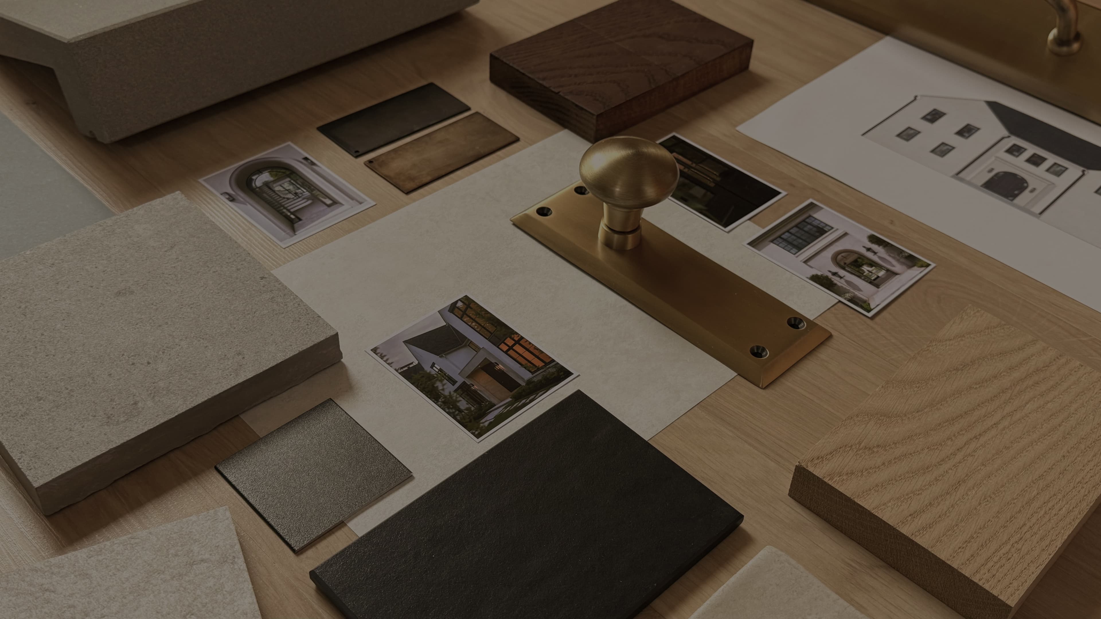 Vzorci materialov za novogradnjo